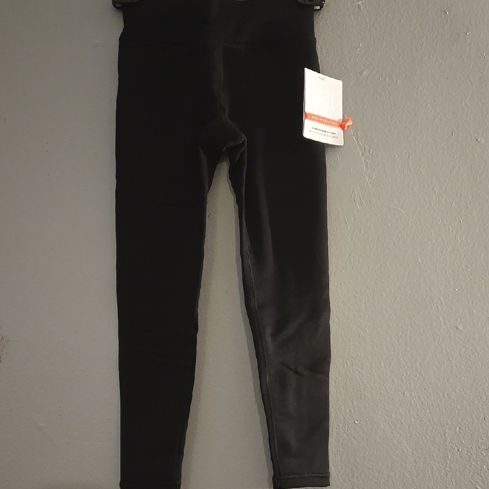 Black High-Waist Full-Length Leggings